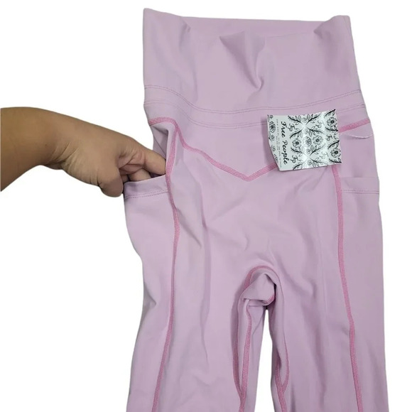 Free People Down To Earth Crop Legging in Peony - Picture 4 of 10